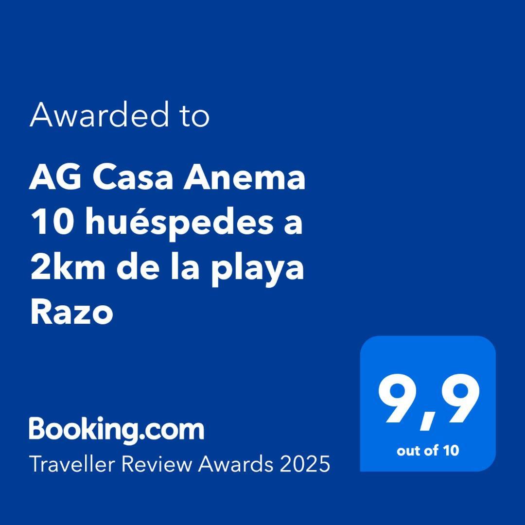 Ag Casa Anema 10 Huespedes A 2Km De La Playa Razo Villa A Coruna Luaran gambar